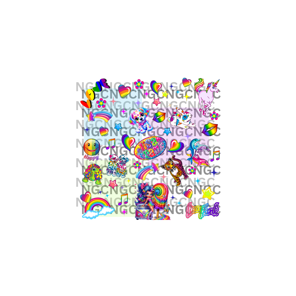 10x10 lisa frank2