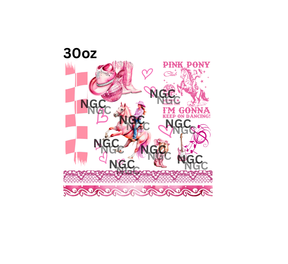 30oz pink pony club