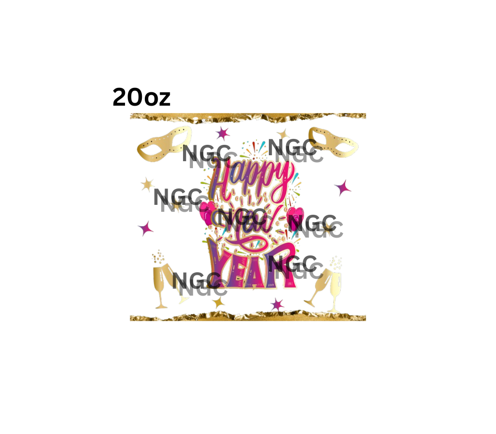 20oz gold happy new year