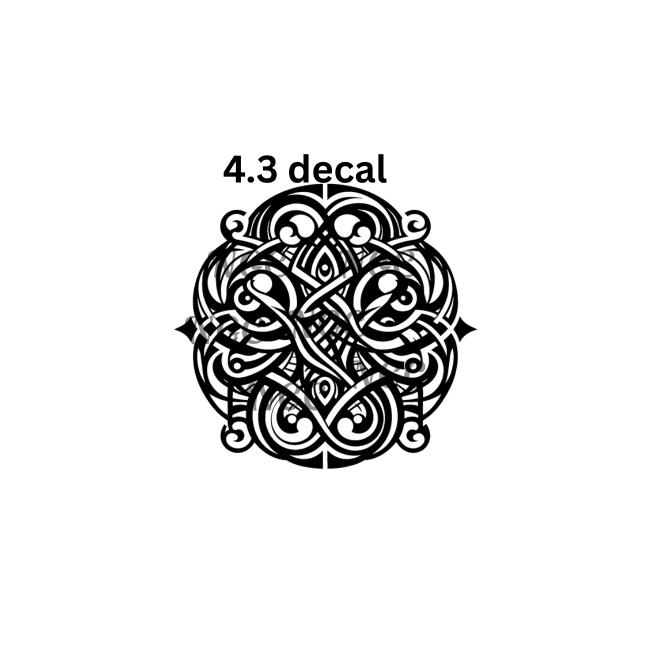 decal celtic scroll