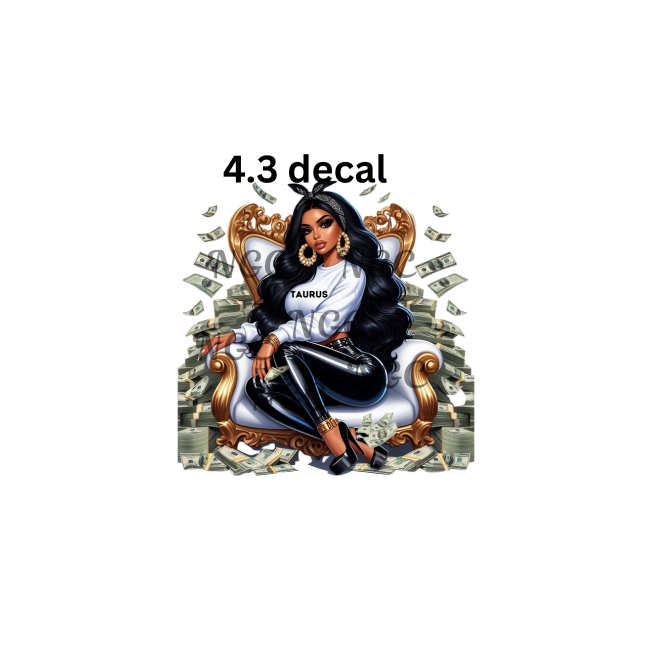 decal latina zodiac taurus