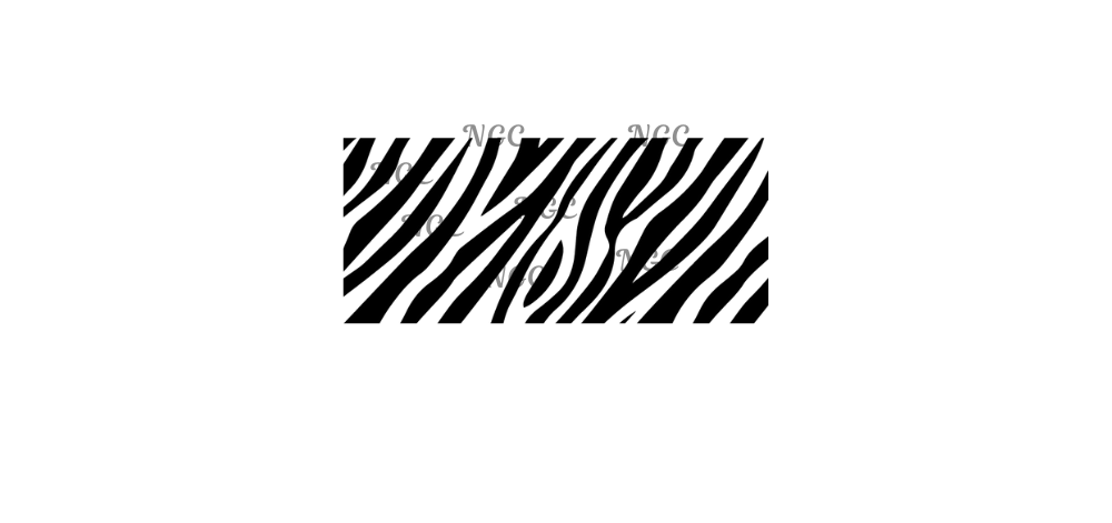 16 oz wrap zebra stripes
