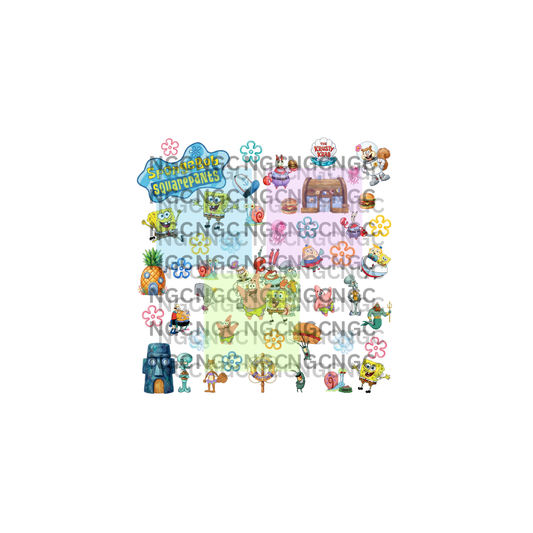 10x10 spongebob