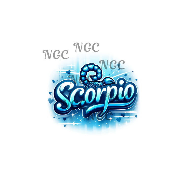 single decal Scorpio