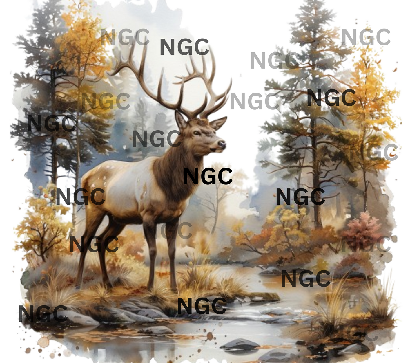single decal deer4