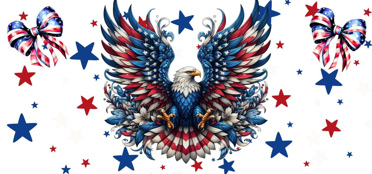 16oz wrap Patriotic eagle
