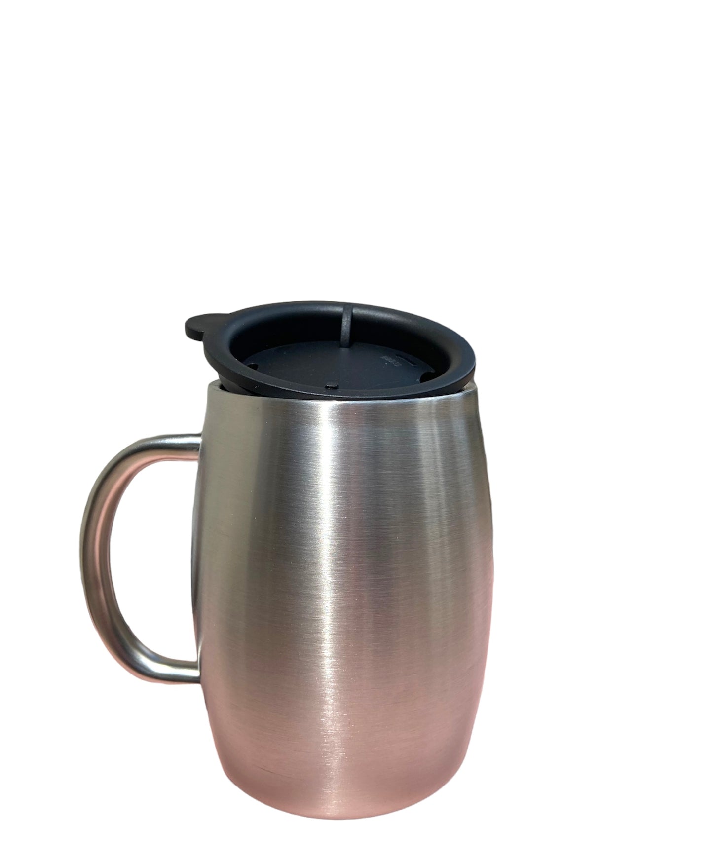 14oz stainless steel coffee mug blank substrate comes with black lid