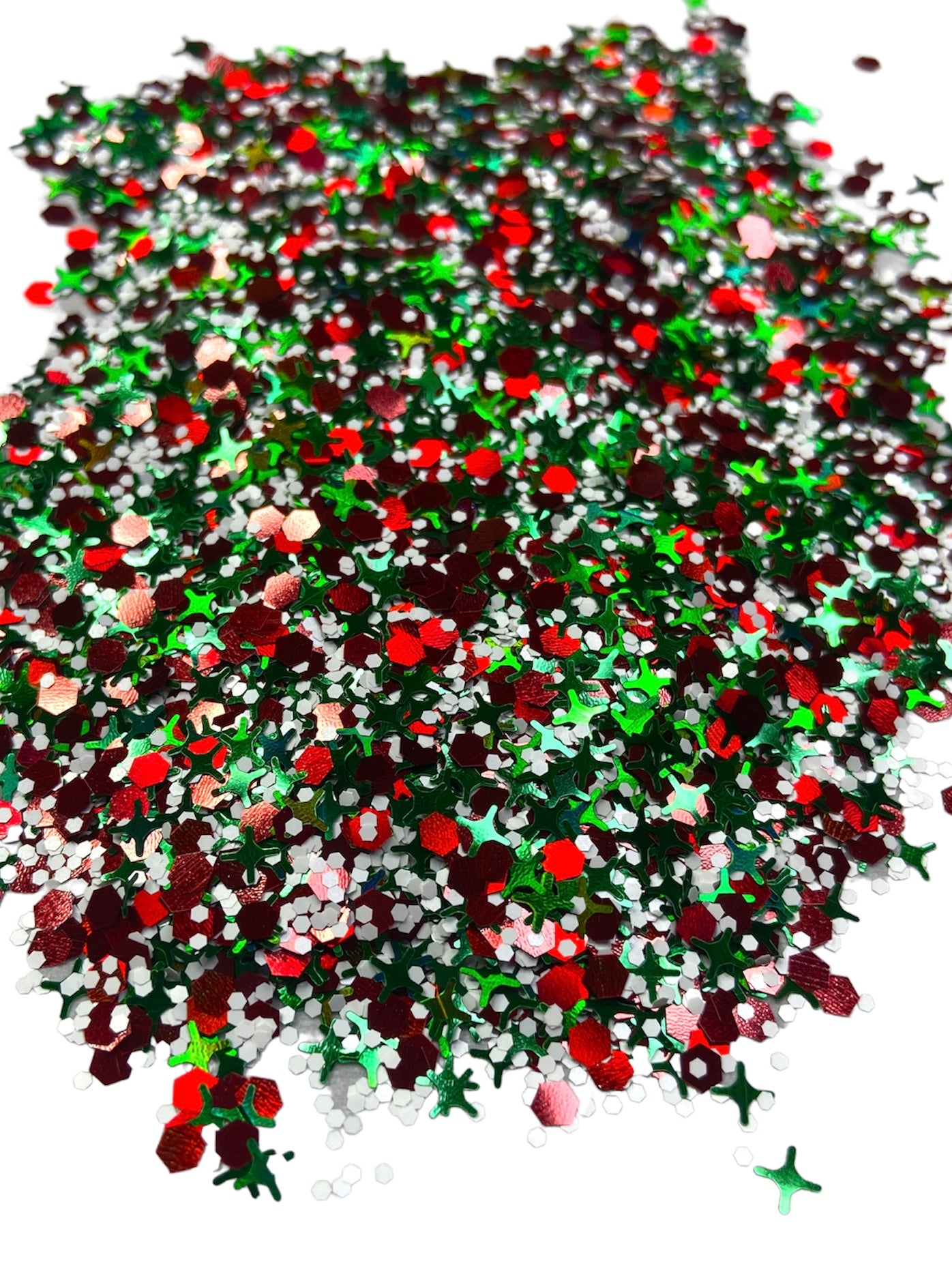 Happy Holidays glitter shape