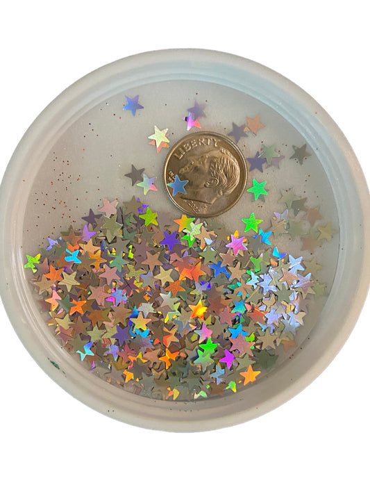 5MM star shape holographic glitter