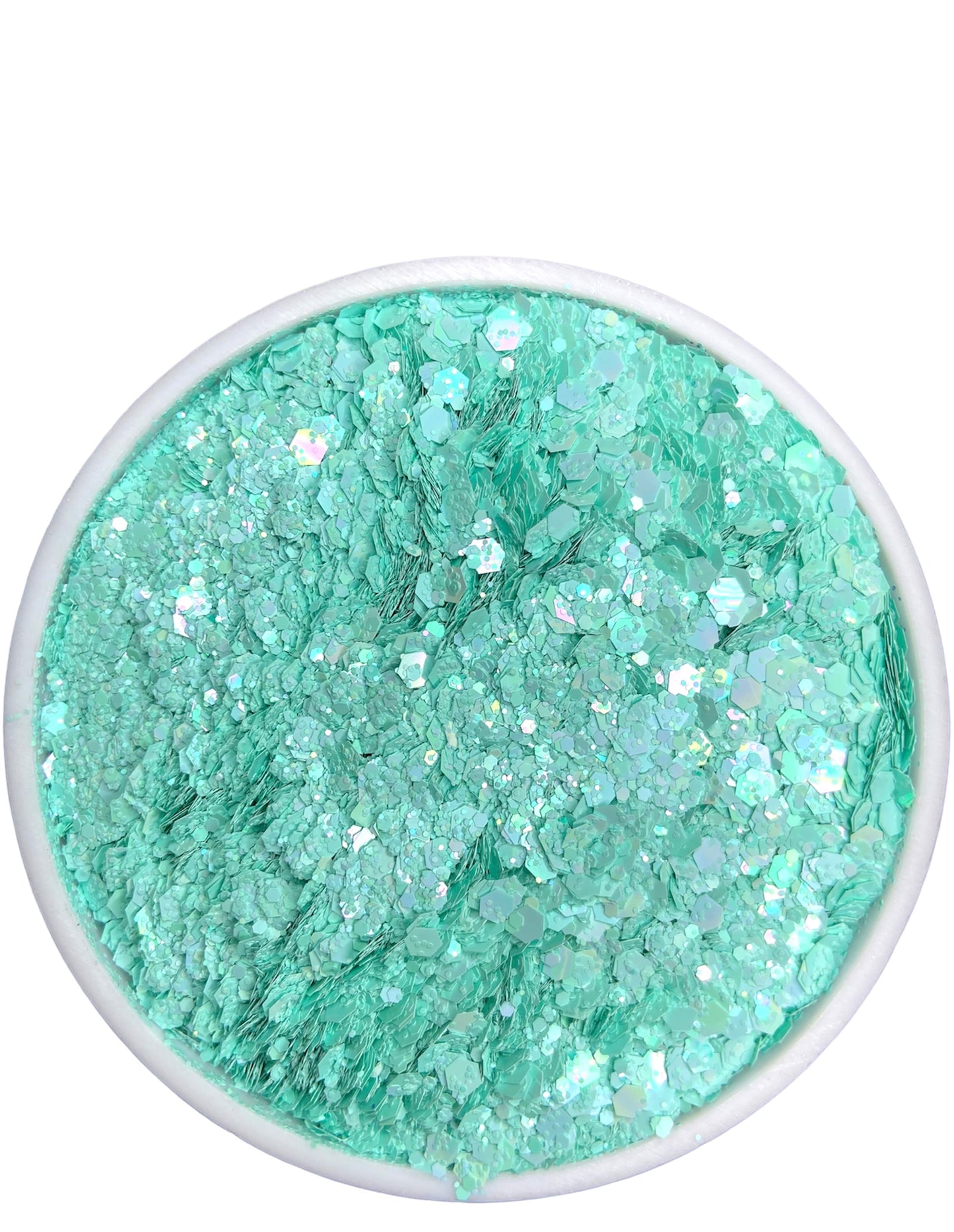 Light blue pastel chunky mix glitter