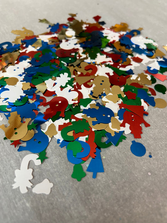 Oh Its Winter-holiday glitter shapes