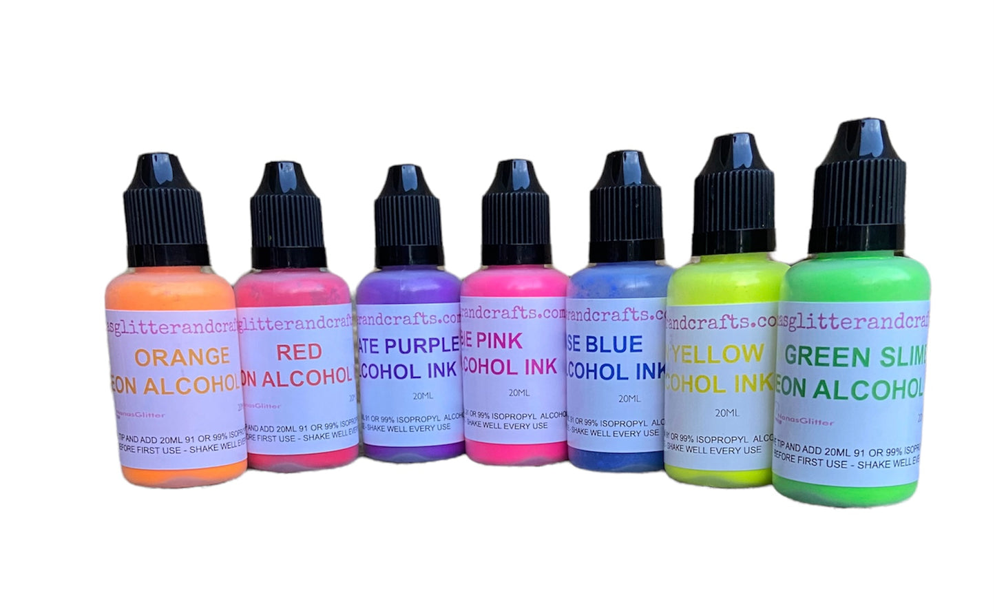 Neon Ink Set (7 colors)