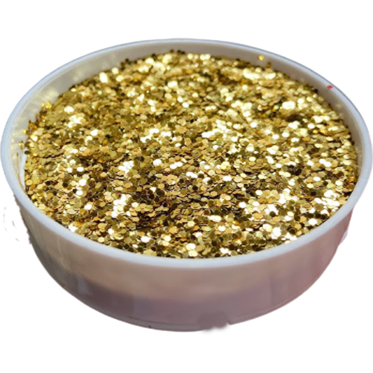 Pirates Gold Hex Cut 1MM-Not a Mix