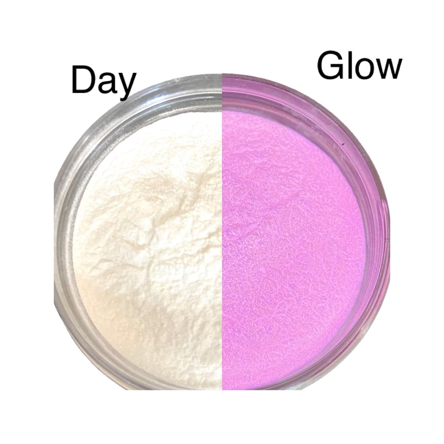 White to Pink Glow Powder
