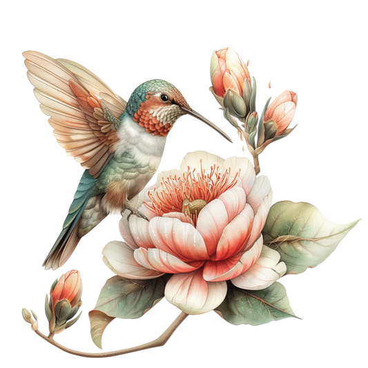 single decal hummingbird1