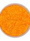 Tangerine neon orange 1mm hex cut glitter