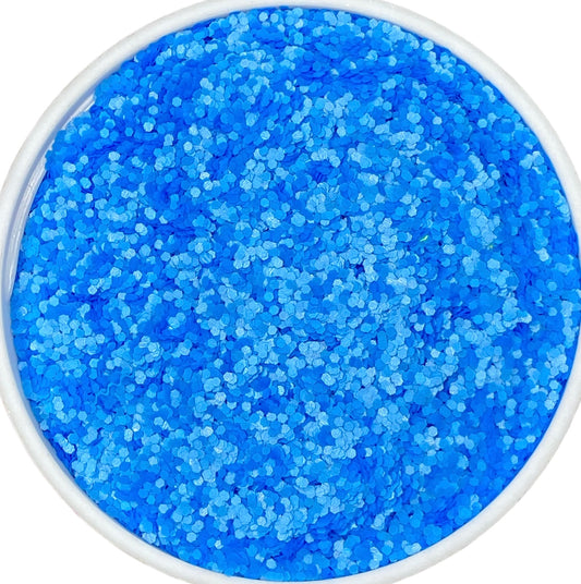 Neon glitter set of 6! 1mm hex cut glitter
