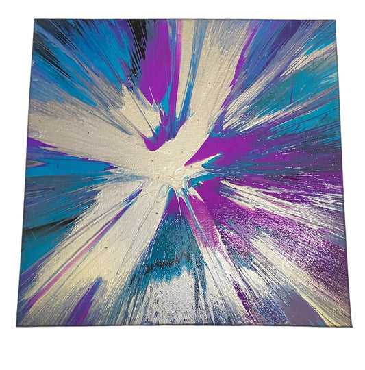 Drill Spin Acrylic Painting