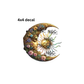 decal sunmoon floral