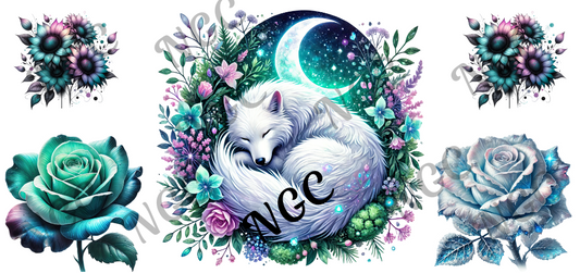 16oz wrap sleeping wolf