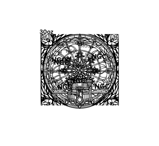 30oz steampunk2 stained glass