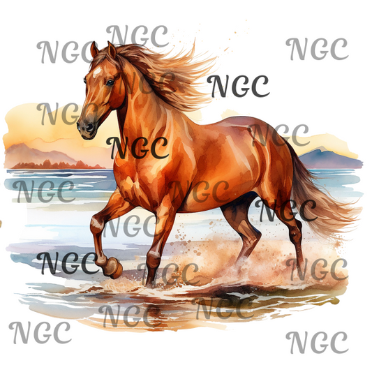 single decal horse 2