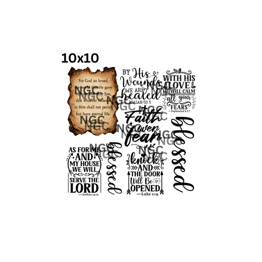 10x10 spiritual scripture
