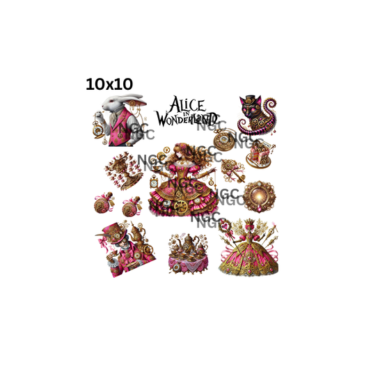 10x10 steampunk alice