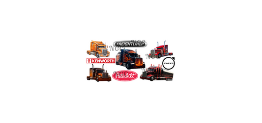 16oz semi trucks tractor trailer