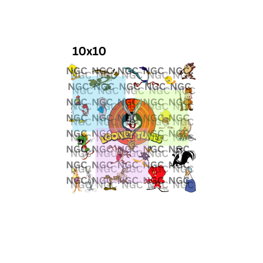 10x10 looney tunes