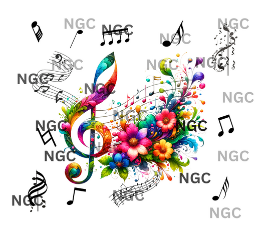 20oz wrap color G clef MUSIC