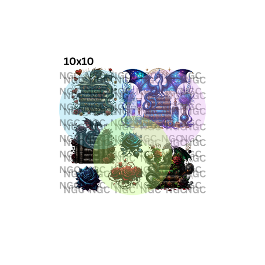 10x10 dragon roses