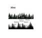 30oz tree line silhouette