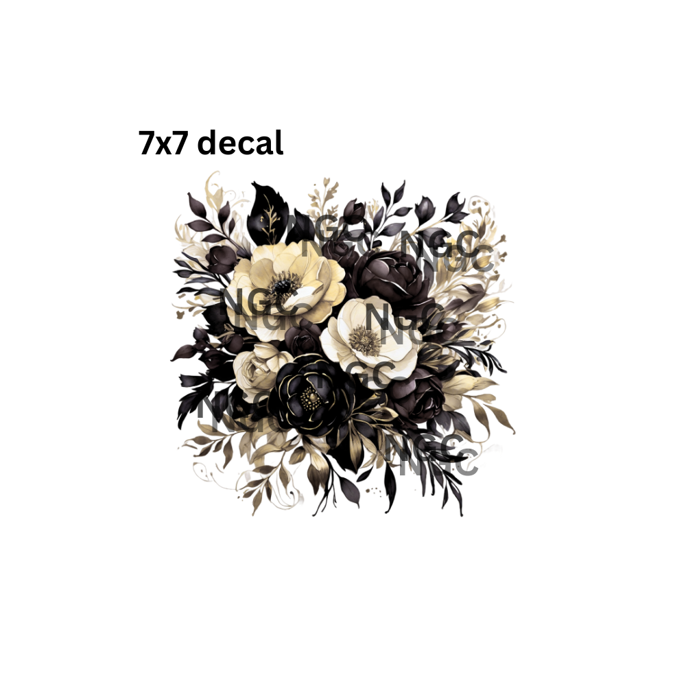 7x7 boho floral boquet