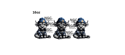 16oz cows with beanie hats