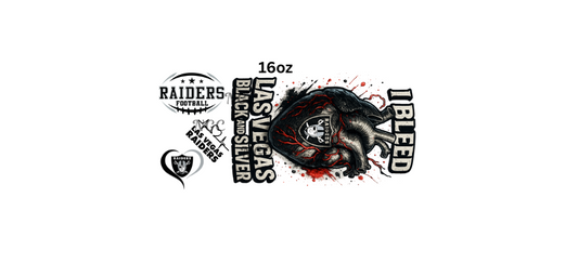 16oz i bleed raiders