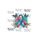 single decal awareness ribbon pink & blue