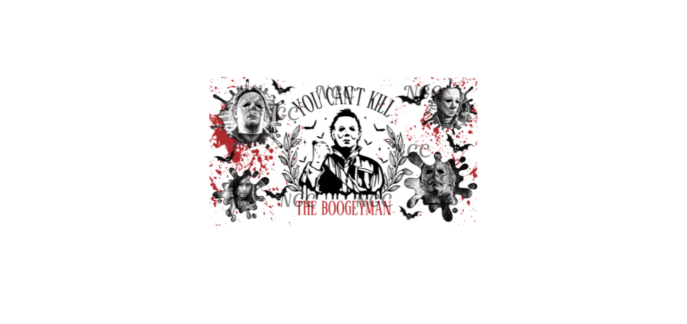 16 oz wrap Michael Myers halloween horror 2