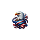 decal patriotic eagle flag banner