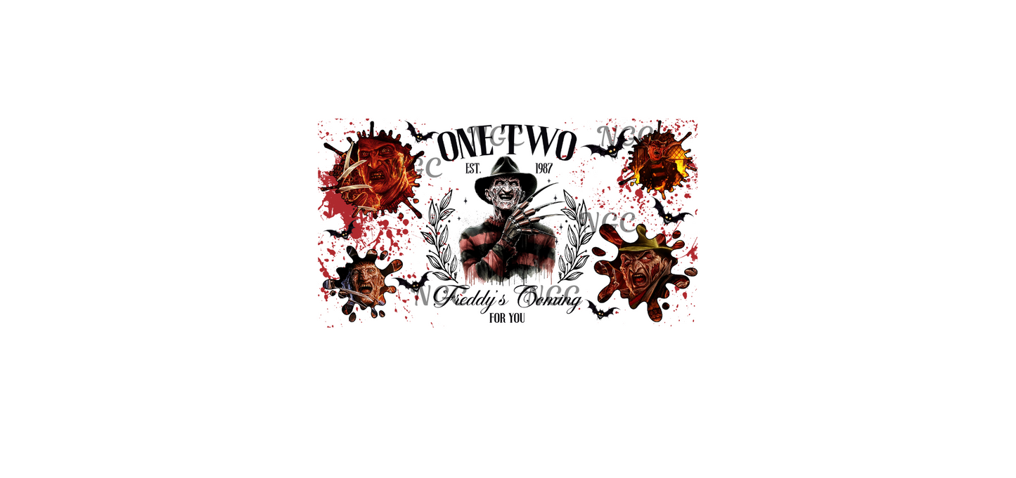 16 oz wrap freddy halloween horror