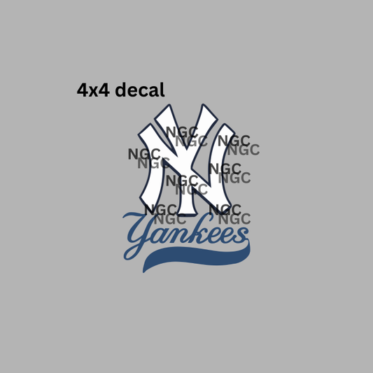 decal NY yankee
