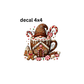 decal gingerbread gnome cocoa christmas