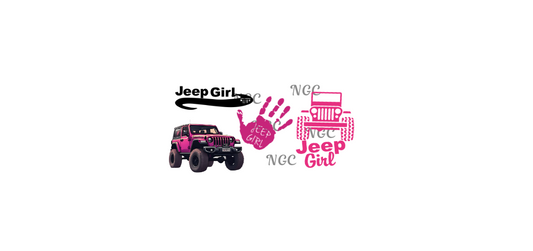 16oz jeep girl hot pink