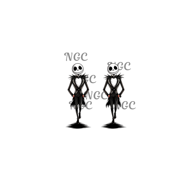 decal jack skellington4 halloween