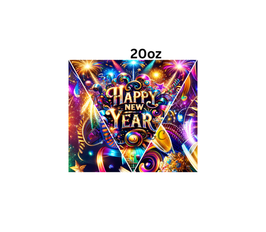 20oz happy new year V split