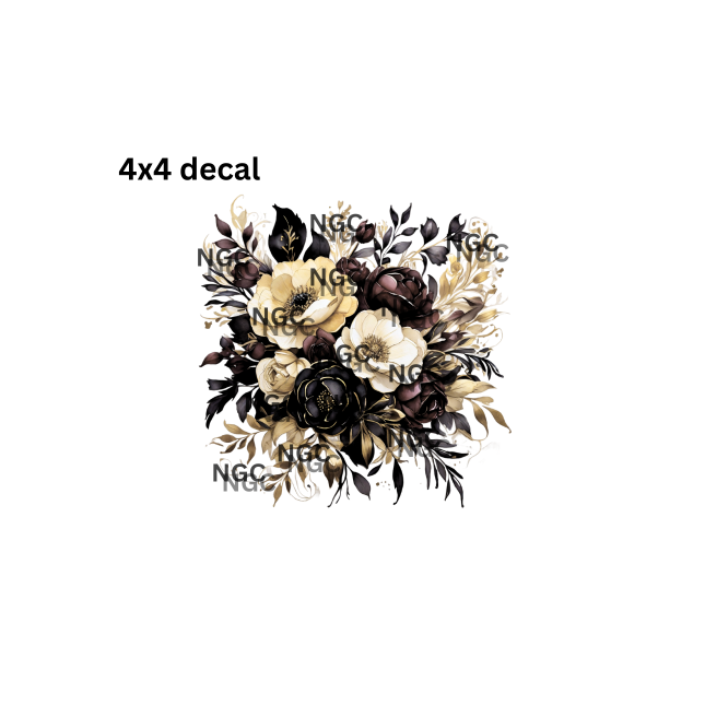 decal boho floral