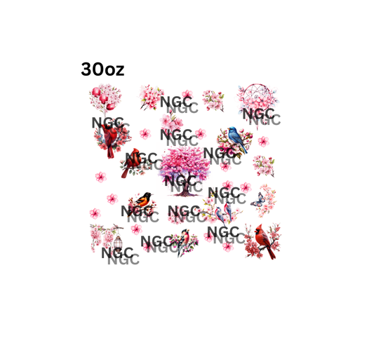 30oz cherry blossoms