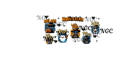 16 oz wrap halloween