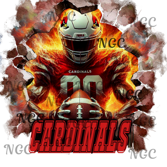 single decal cardinals