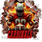 single decal cardinals